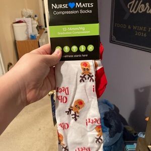 Compression Socks - Christmas